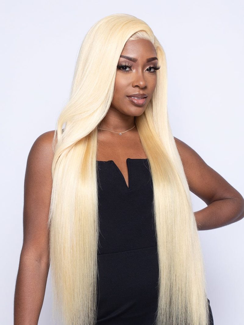 11a raw virgin platinum blonde 613 straight bundle brooklyn hair 39892076527922