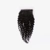 Brooklyn Hair 11A True Swiss HD 4x4 Lace Closure Bohemian Jerry Curl 14" / Natural Black / Free