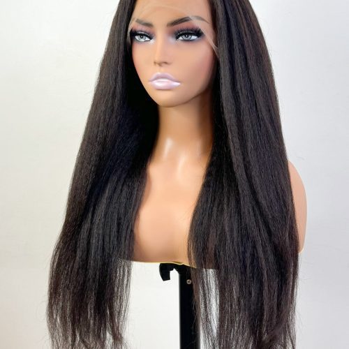 13x4 hd lace front wig kinky straight brooklyn hair 45800550203698