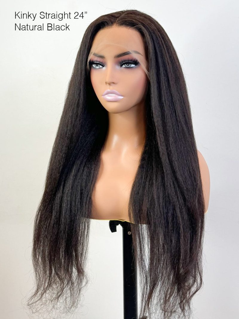 13x4 hd lace front wig kinky straight brooklyn hair 45800550203698