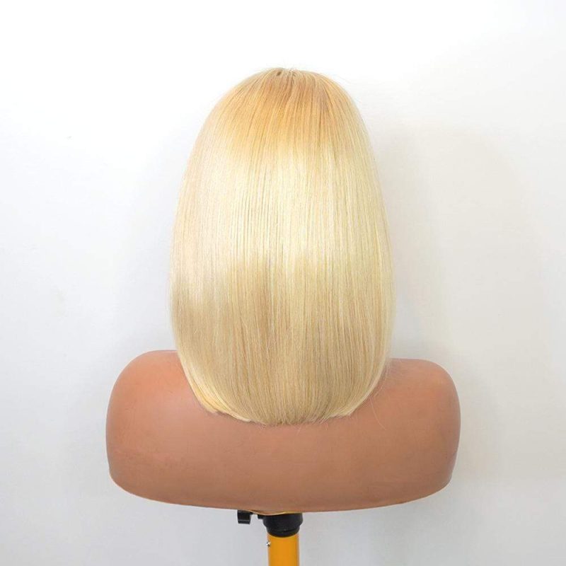 13x4 swiss hd lace front wig straight bob blonde 12 brooklyn hair 12 blonde 45790171398450