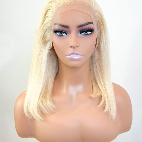 13x4 swiss hd lace front wig straight bob blonde 12 brooklyn hair 12 blonde 45790310105394