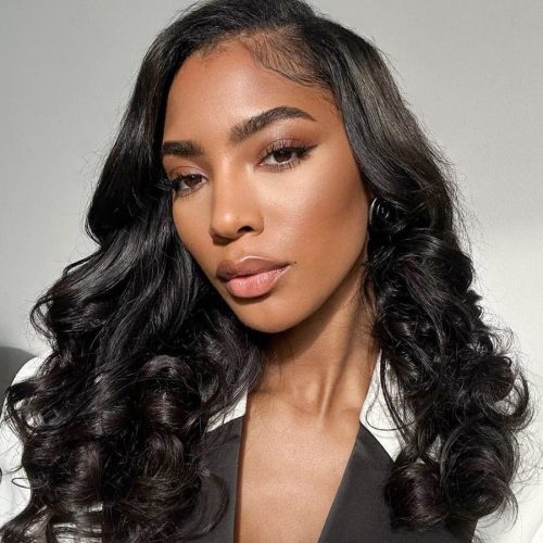 13x6 super natural hairline raw hair loose body wave tiny knots wig swiss hd lace frontal pre plucked bleached brooklyn hair 46508586926386