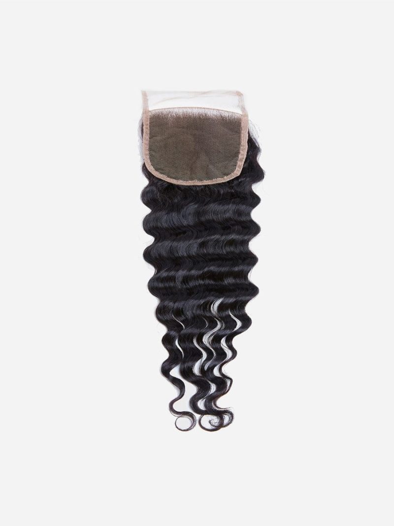 Brooklyn Hair 4x4 Lace Closure Brazilian Loose Wave Reg. Lace / 14 / Free