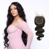 Brooklyn Hair 4x4 Lace Closure Unprocessed Body Wave Reg. Lace / 14 / Natural Black