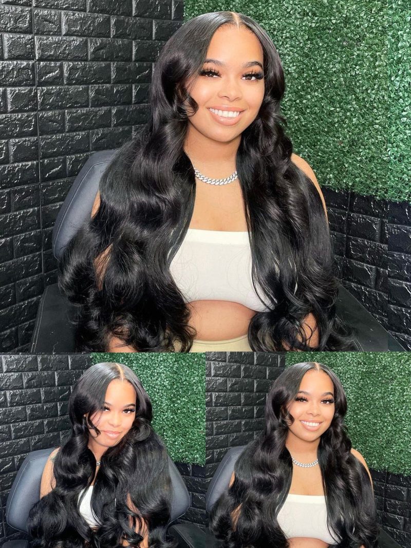 6x6 glueless natural loose body wave pre all parting max tiny knots wig swiss hd lace raw hair 180 density brooklyn hair 46611086541106