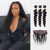 Brooklyn Hair 9A Loose Deep Wave / 3 Bundles with 13X4 Lace Frontal Look - Brooklyn Hair