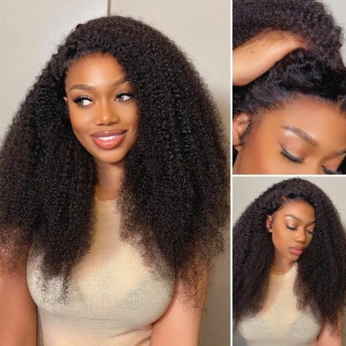 afro kinky curly 13x4 hd lace front wig 180 density water wave style brooklyn hair 46588607889714