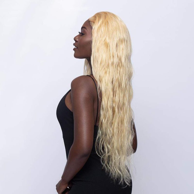 brooklyn hair 11a platinum blonde 613 body wave 5x5 hd lace closure brooklyn hair 28592497000547