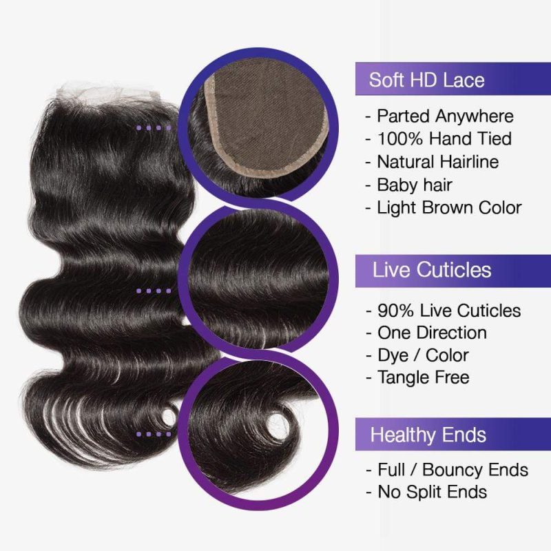 brooklyn hair 9a body wave bundle hair 3 bundles with 4x4 lace closure look brooklyn hair 14645346631779