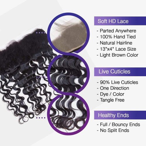 brooklyn hair 9a loose wave bundle hair 4 bundles with 13x4 lace frontal look brooklyn hair 14645796995171