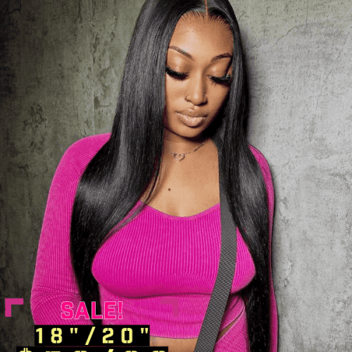 Brooklyn Hair [Final Sale] 7A Silky Straight 4x4 Closure Transparent Lace from $30 Transparent Lace / 12" / Free