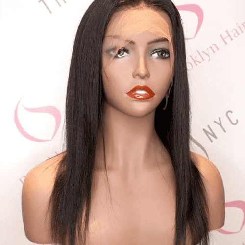 huge sale ear to ear 100 human silky straight 13x6 lace front wig natural black ly brooklyn hair 48168948465970