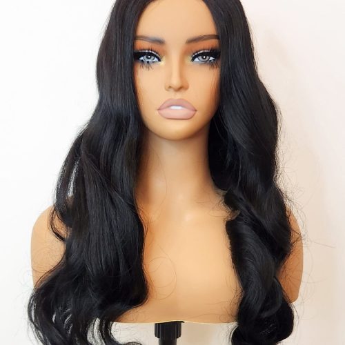 natural loose body wave glueless wig small knots 5x5 swiss hd pre cut lace brooklyn hair 46652686893362