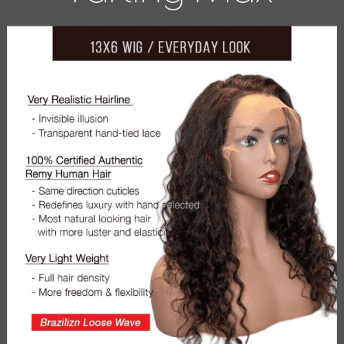 short wavy 13x6 parting max ear to ear hd lace front wig loose deep 10 12 natural black brooklyn hair layered 10 12 natural black 48169133998386