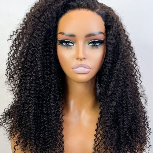 Brooklyn Hair Small Knots 5x5 HD Pre Cut Lace Glueless Wig Afro Kinky Curly 24-26