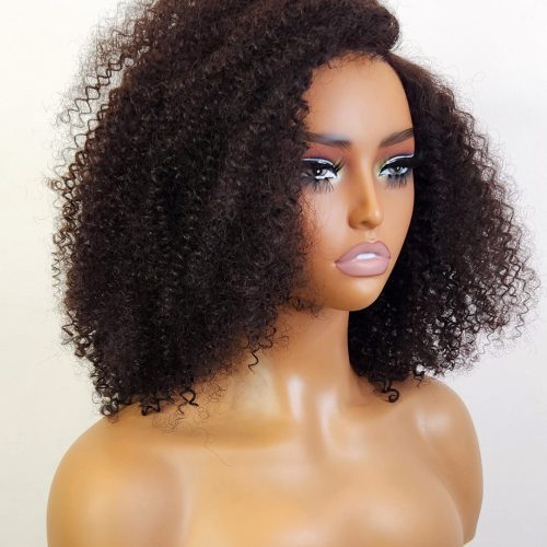 Brooklyn Hair Small Knots 5x5 HD Pre Cut Lace Glueless Wig Afro Kinky Curly