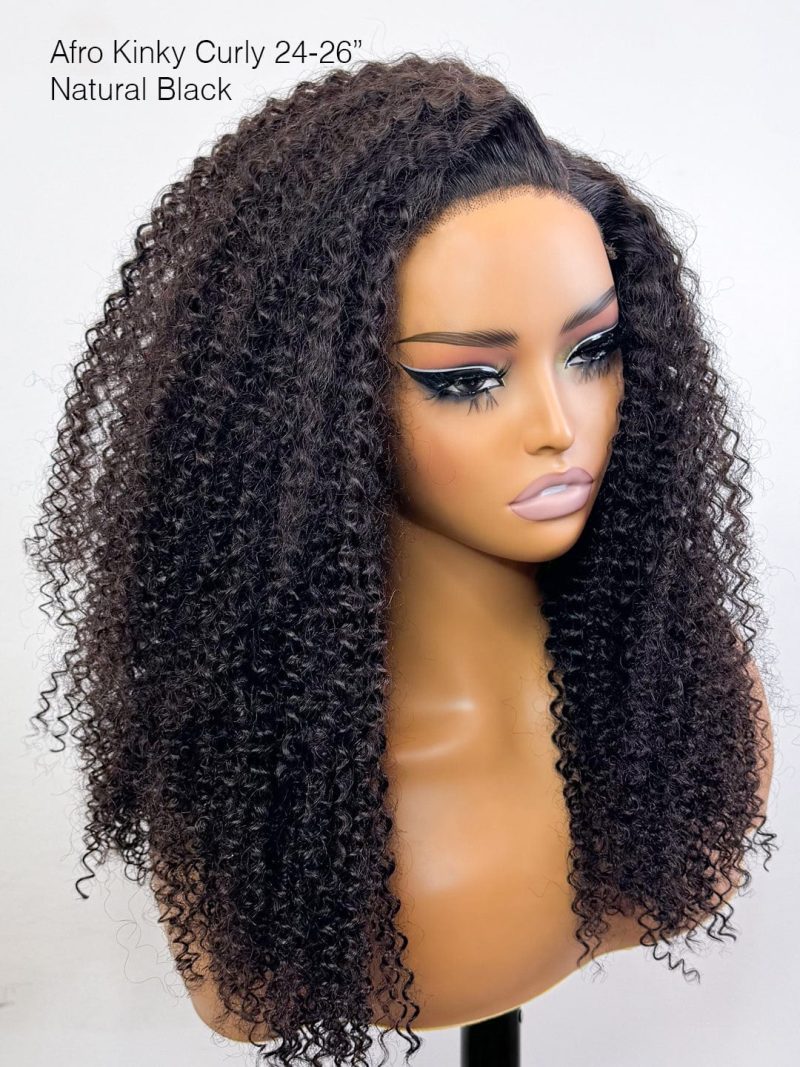 small knots 5x5 hd pre cut lace glueless wig afro kinky curly brooklyn hair 45853445980466