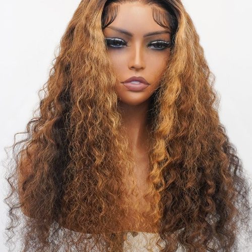 Brooklyn Hair Small Knots 5x5 HD Pre Cut Lace Glueless Wig Deep Wave 180% Density 16-18