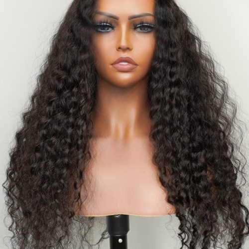 Brooklyn Hair Small Knots 5x5 HD Pre Cut Lace Glueless Wig Deep Wave 180% Density