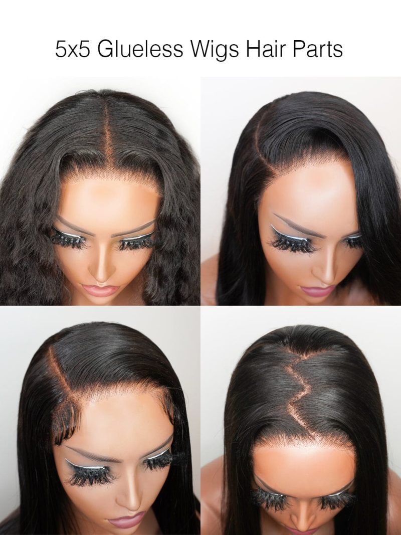 small knots 5x5 hd pre cut lace glueless wig deep wave 180 density brooklyn hair 44618741383474