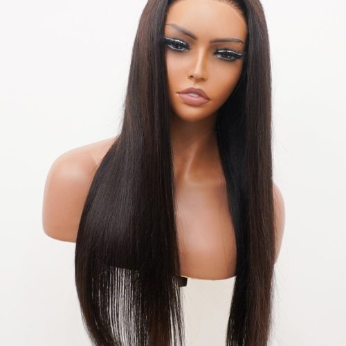 small knots 5x5 hd pre cut lace glueless wig straight 180 density brooklyn hair 44621822591282