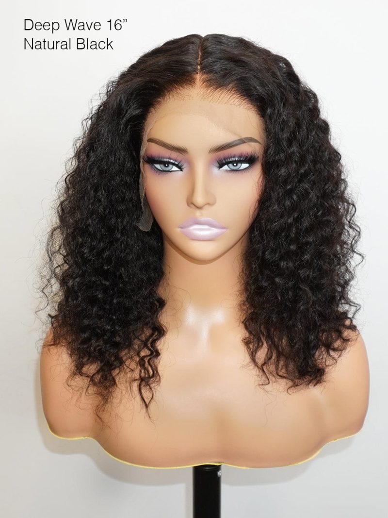 tiny knots 13x6 swiss hd lace frontal wig deep wave brooklyn hair 45864396357938