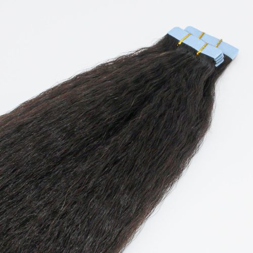 virgin kinky straight tape in hair extensions brooklyn hair 22 natural black 29523935363171