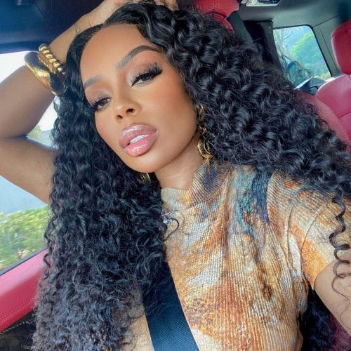 Brooklyn Hair Water Wave Style 13x4 HD Lace Front Deep Wave Wig 180% Density Natural Black 24-26